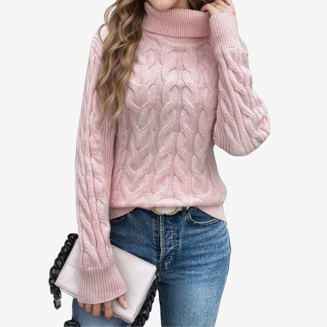 Pull à Col Roulé Classique