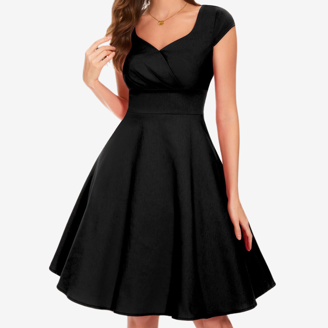 Lauréna™ Robe Cocktail Plissée