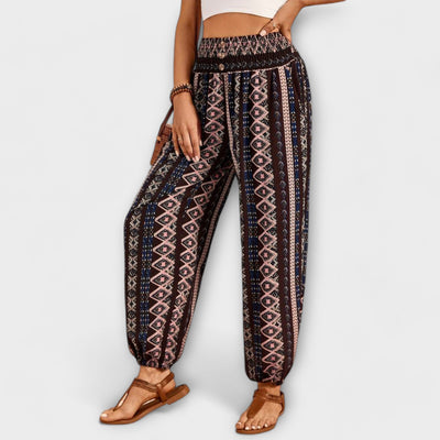 Scarlett | Pantalon avec motif ethnique