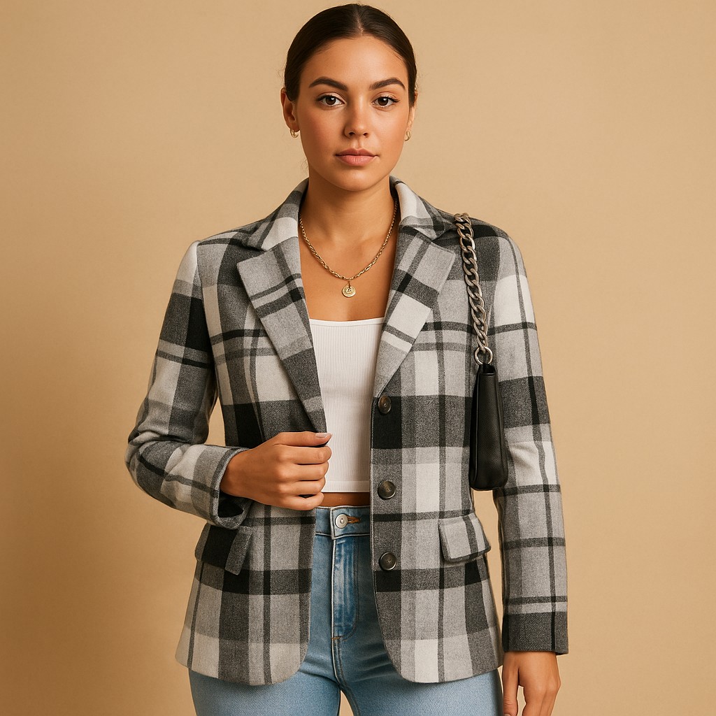 Elvaria™ - Blazer élégant à la coupe flatteuse pour femmes