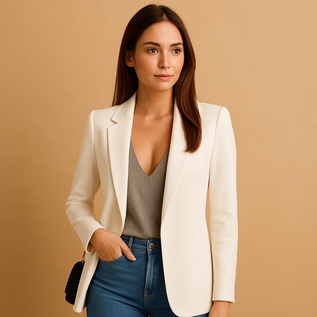 Elvaria™ - Blazer long et ajusté pour femmes