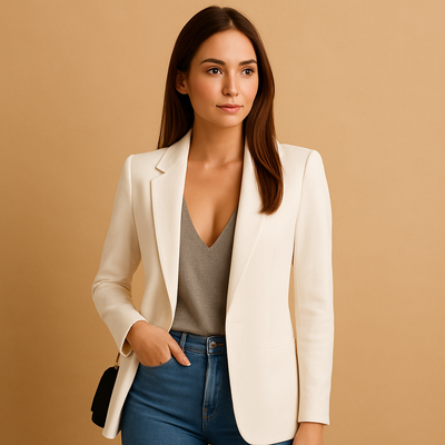 Elvaria™ - Blazer long et ajusté pour femmes