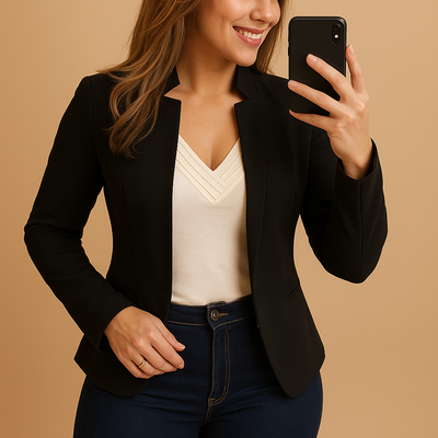 Elvaria™ - Blazer léger pour femme avec col à revers