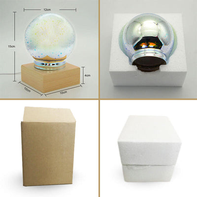 3D Fireworks Crystal Globe Lamp